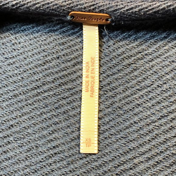 Free People Get Yer Gauze Drawstring Hooded Cardi Sz XS - Picture 8 of 9